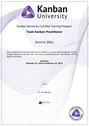Kanban Team Practitioner certificate